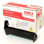 Oki C5800 (43381721) - bęben, yellow (żółty)
