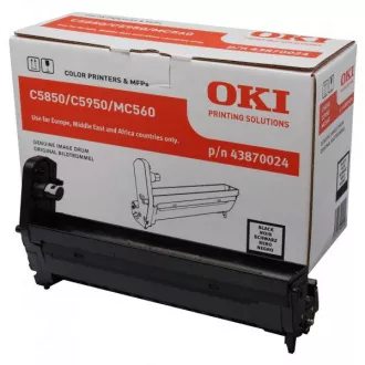 Oki 43870024 - bęben, black (czarny)