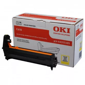 Oki 44315105 - bęben, yellow (żółty)