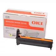 Oki 46507305 - bęben, yellow (żółty)