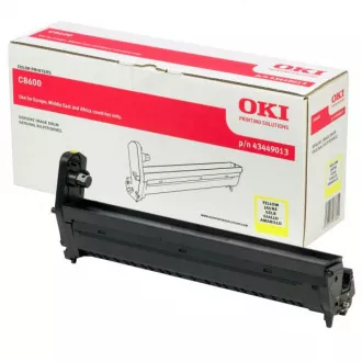 Oki 43449013 - bęben, yellow (żółty)