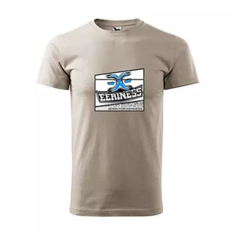 T-shirt EERINESS, męski, beżowy, rozm. XXL