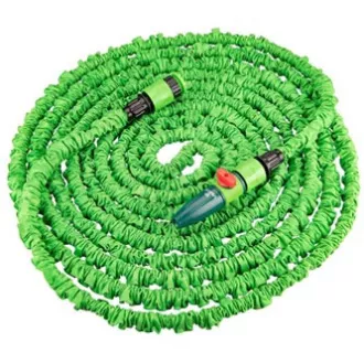 Zestaw elastycznych węży ogrodowych Verto, spryskiwacz, 2 szybkozłącza i złącze kranowe, 7,5-22 m, 9,5 mm, 12 bar, zielony, 15G890 Zestaw elastycznych węży ogrodowych Verto, spryskiwacz, 2 szybkozłącza i złącze kranowe, 7,5-22 m, 9,5 mm, 12 bar, zielony, 15G890