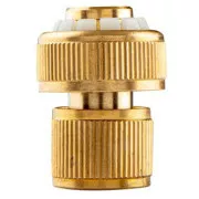 Szybkozłączka NEO TOOLS z funkcją STOP, 3/4", mosiądz, złota, 15-733
