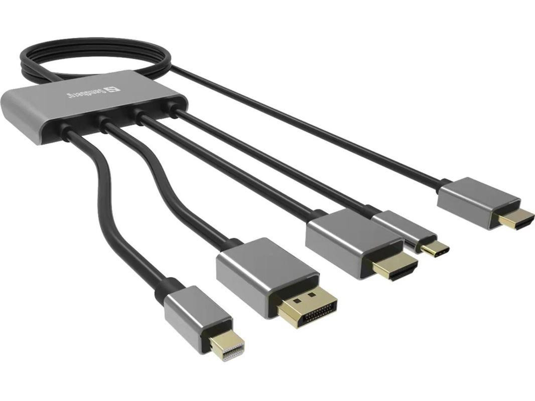 USB-C HDMI Mini DisplayPort HDMI変換アダプタケーブル 2m CMDPH｜分配器、切替器 